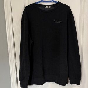 tentree Black Men's Treetops Sweatshirt